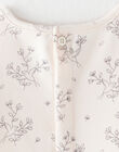 Tee-shirt fille imprimé oiseaux et fleurs en interlock rose tendre   BANABELLE 20 / 20IV2251N0C307