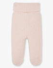 Pantalon fille tricot coton laine couleur nude   DIDI 21 / 21PV2212N3AD319