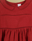 Robe sans manches rouge coquelicot fille TOLIVIA 19 / 19VU1913N18F505