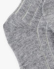 Chaussette à cote gris chiné  ARIO-EL / PTXU6112N47943