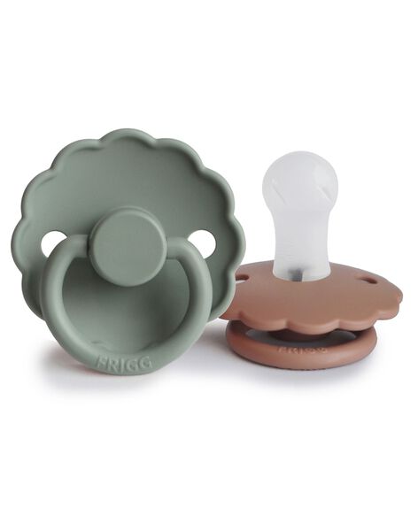 Lot de 2 tétines Daisy silicone lily pad/rose gold DAI SIL LIL/ROS / 23PRR1011SUC999