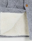Veste à capuche en laine mérinos grise IMANUEL GRIS 23 / 23IV2455N17J920