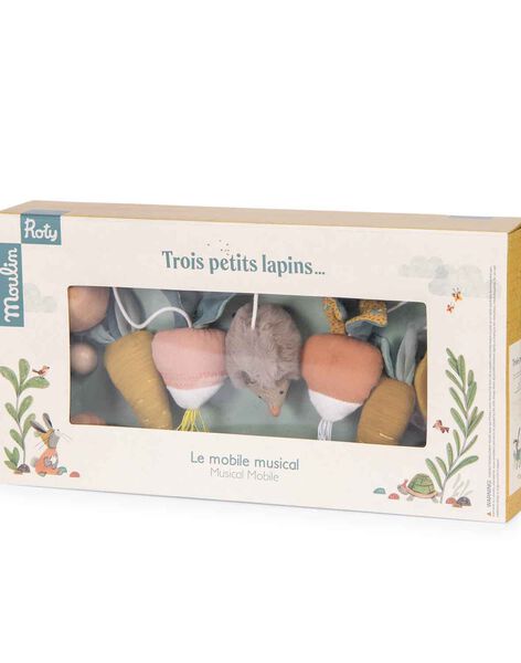 Mobile musical croisillon - Trois petits lapins MOB MUS 3 LAPIN / 23PJJO016JMU999