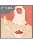 Coffret repas silicone first isy renard beige KIT ISY RENARD / 22PRR2002CRE999