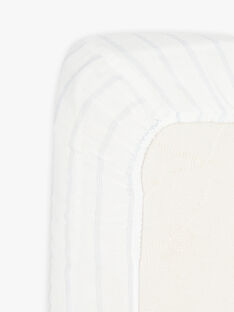 Drap-housse berceau vanille à rayures DOTTONI-EL / PTXQ6413N5B114