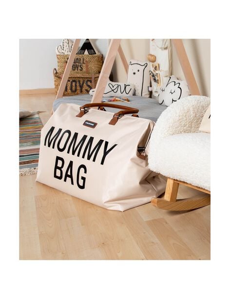 Mommy bag large écru noir MOMY BAG EC NOI / 21PBDP007SCC999