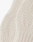 Chaussettes mixte vanille en tricot  AUNI 20 / 20PV7019N47114