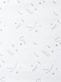 Housse de matelas à langer blanche à imprimé fleuri PALMIRA-EL / PTXQ6213N75632