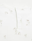 Tee shirt motif champignons en coton bio FOREST 22 / 22IU2012N0F114