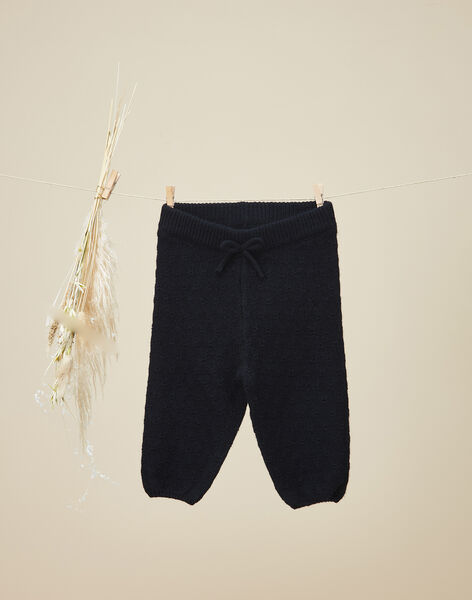 Legging en tricot fantaisie noir fille   VENUS 19 / 19IU1911N3A090