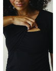 T-shirt de grossesse & allaitement Boob noir BOFLATTER TS / 20VW2641N3D090