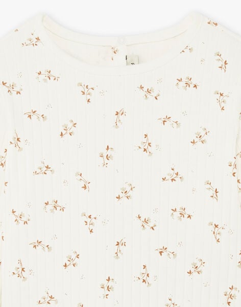 Tee-shirt imprimé fleurs coton biologique DILETTE 468 21 / 21I129111N0F114