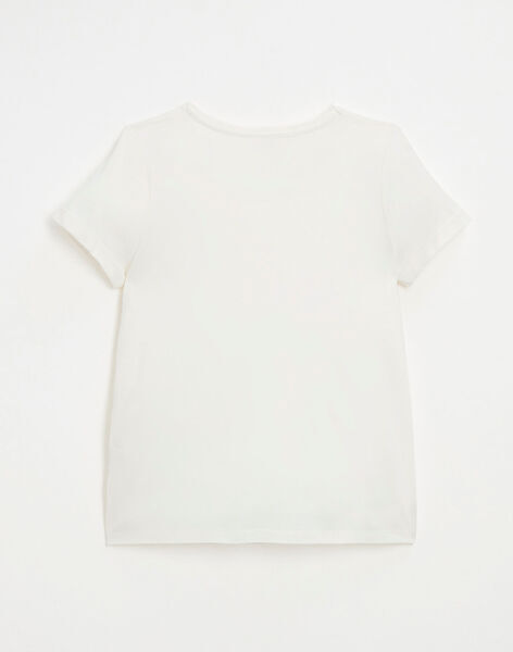 Tee-shirt manches courtes ivoire CALYPSO IVOIRE- / PTXW2613NAP005
