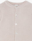 Gilet tricot mixte noix coton laine mérinos  DAMOUSSE 21 / 21PV2414N12I812