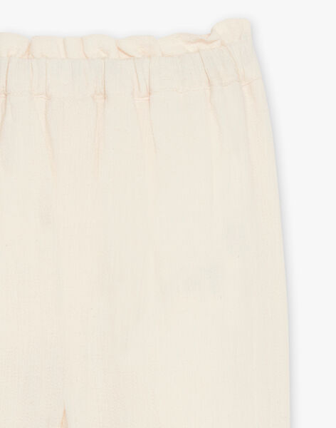 Pantalon beige crêpe coton bio ESHA 22 / 22VU19B1N03801
