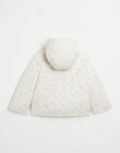Manteau réversible déperlant à capuche à imprimé fleurs enfant INETTE-23 K / 23I129172N16632