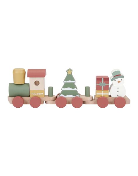 Train de Noël en bois TRAIN DE NOEL / 22PJJO010JBO999