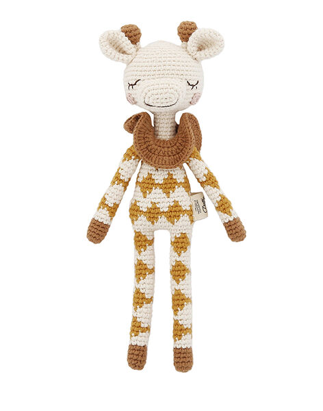 Doudou en crochet Goldie la girafe DOUDOU GIRAFE / 23PJPE010PPE999