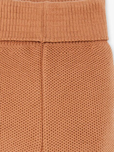Pantalon tricot mixte caramel DOUDOU 21 / 21PV2415N3A420