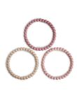 3 bracelets dentition silicone linen pale pink 3 BRAC DEN PINK / 22PJJO022DEN301