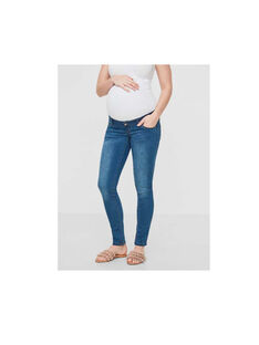 Jeans de grossesse bleu  MLFIFTY SLIM ME / 18IW26C7N44704