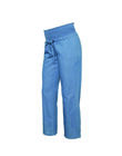 Pantalon de grossesse ample bio Mamalicious denim bleu clair MLXANDRA PANTS / 20VW2641N03P270