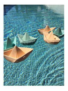 Jouet de bain bateau origami menthe JBA BATO MENTHE / 21PJJO008JBA630