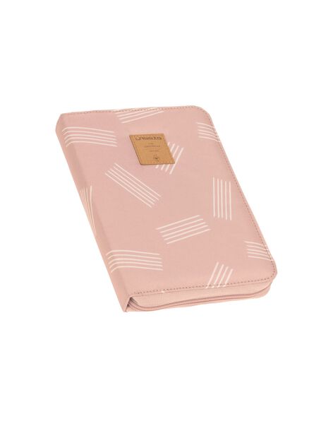 Protege carnet de sante rayure rose PROTEG RAY PINK / 21PSSO013AHY030