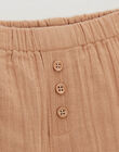 Pantalon en gaze de coton beige JUVENTIN 24 / 24VU2015N03I814