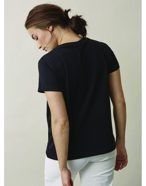 T-shirt de grossesse & allaitement coton bio Boob noir BOTSHIRT BLACK / PTXW2611N3D090