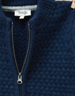 Gilet zippé en tricot fantaisie garçon VERMONT 19 / 19IU2012N12070