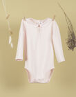 Body col claudine à manches longues rose tendre fille TUANA 19 / 19VV2271N29307