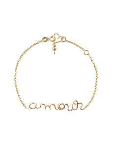 Bracelet "Amour" Padam Padam doré 14K 0,6x6,2x4,6 cm CHAINE DORE AMO / 19PCTE005BIJ999