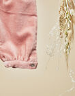 Pantalon en velours palatine rose fille  VOLIA 19 / 19IV2211N03312