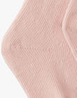 Chaussette fille rose dragée  AKISSI-EL / PTXV6811N47D310
