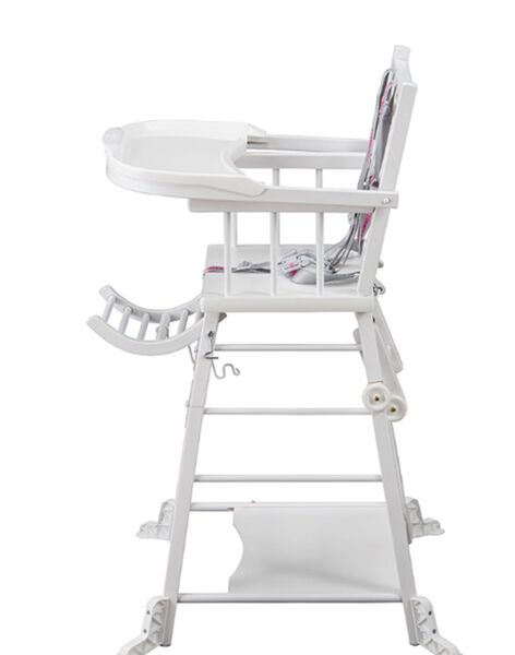 Chaise haute Marcel transformable barreaux - naturel - Ma Baby Checklist