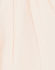 Robe fille rose clair en crêpe de coton  CYBELLE 21 / 21VU1911N18321