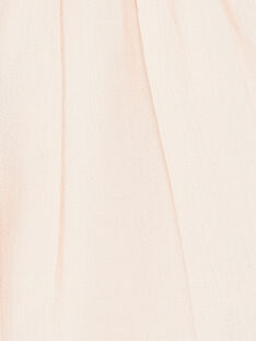 Robe et bloomer rose clair en crêpe de coton fille CYBELLE 21 / 21VU1911N18321