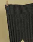 Pantalon à pied cÃ´telé gris anthracite mixte TOLKI 19 / 19PV2423N03944
