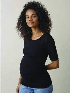 T-shirt de grossesse & allaitement Boob noir BOFLATTER TS / 20VW2641N3D090