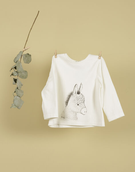 T-shirt motif animal vanille TITOU 19 / 19VU2022N0F114