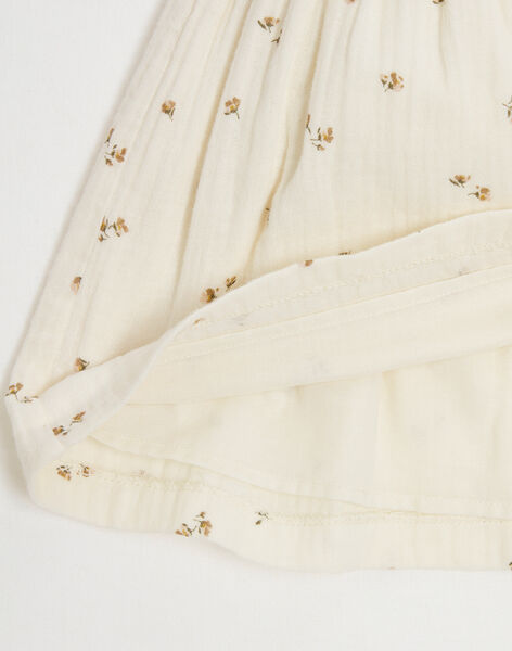 Robe sans manche en gaze de coton motif fleurs HAJARE 23 / 23VU1911N18632