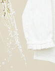 Blouse en coton avec motif floral vanille fille   VASOPHIE 19 / 19IU1922N09114