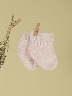 Chaussettes rose tendre mixte TALENTINE 19 / 19PV7025N47307