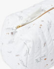 Trousse de toilette blanche à imprimé fleuri PEARL-EL / PTXQ6213TTO632