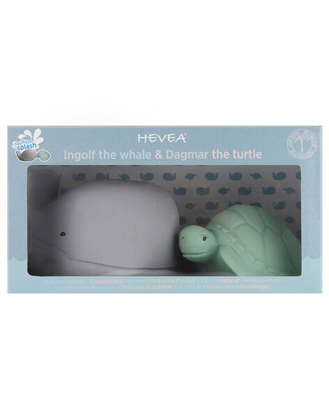 Coffret jouets de bain baleine et tortue B1 BALEIN TORTU / 20PJJO007JBA999