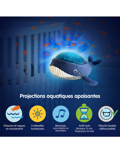 Projecteur baleine aqua dream : Veilleuses, Lampes