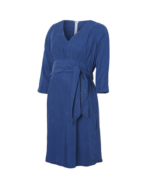 Robe bleue de grossesse MLJAZZ DRESS / 19VW2681N18705