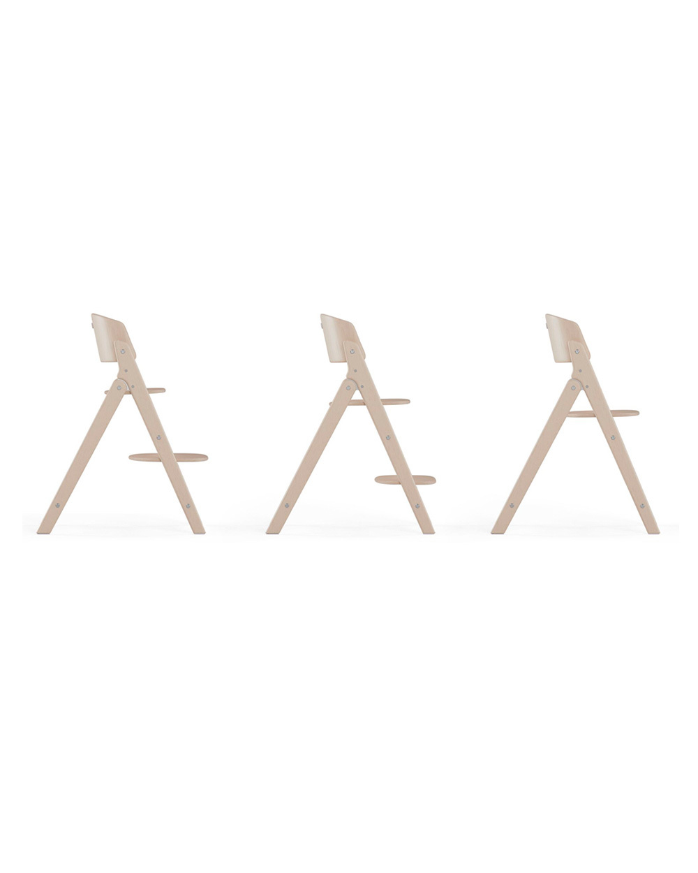 Chaise haute Click & Fold Coloris light natural  Cybex