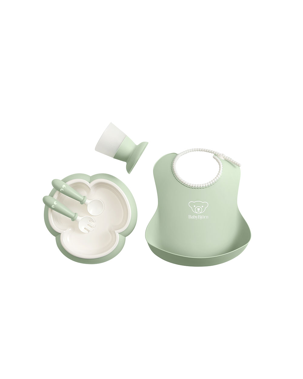 Coffret repas 5 pièces Coloris vert pastel Babybjörn